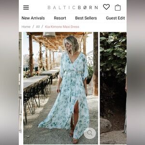 Baltic Born Kia Kimono Maxi Dress